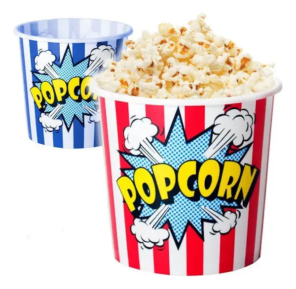 RECIPIENTE PARA POP CORN 12 X 14 CM