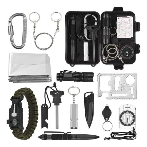 ESTUCHE DE SUPERVIVENCIA FULL COMPLET 18PZ