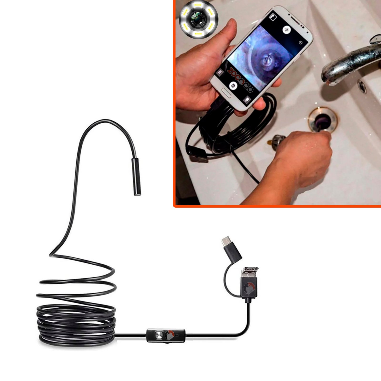 CAMARA ENDOSCOPICA PARA CELULAR