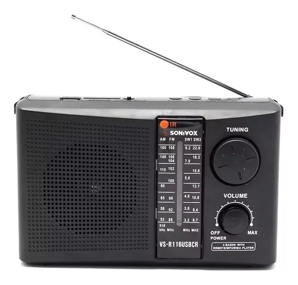 RADIO PORTATIL REPRODUCTOR SONIVOX VS-R116