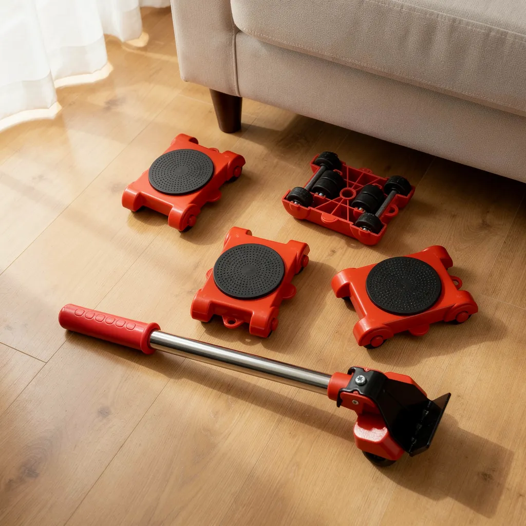 LEVANTADOR DE MUEBLES CON 4 RUEDAS INDEPENDIENTES