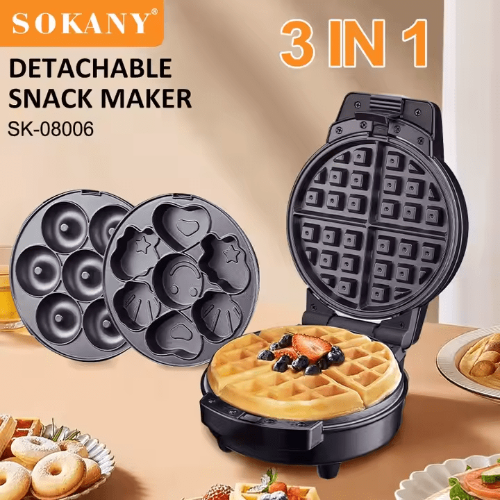 WAFFLERA SOKANY 3 EN 1 08006