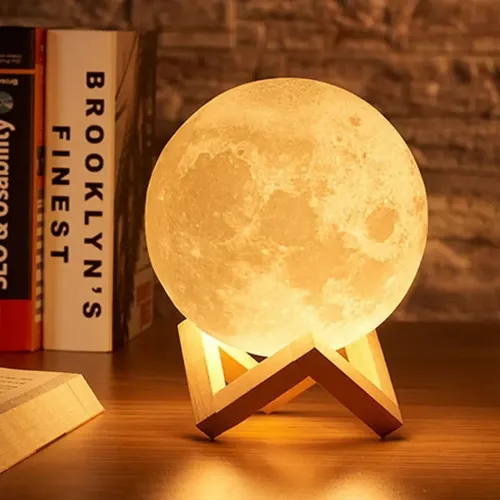 LÁMPARA LUNA 3D DE DECORACIÓN