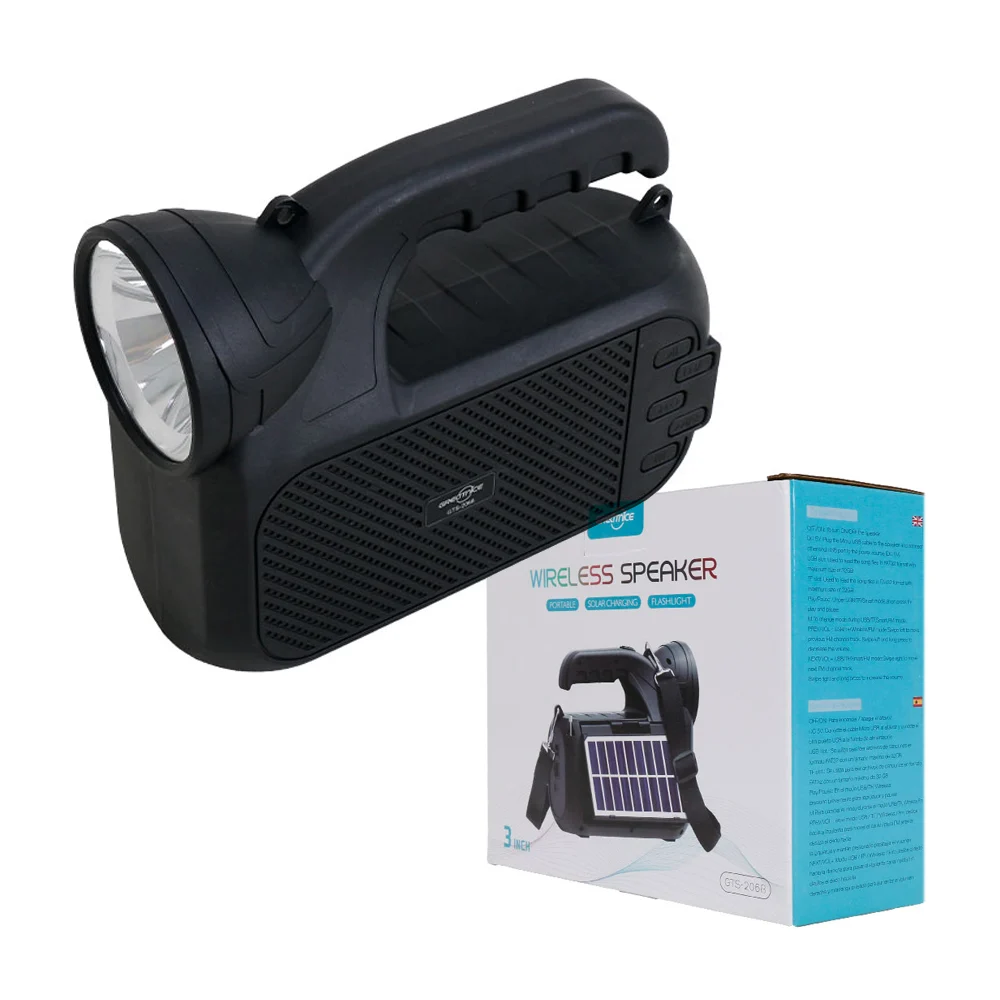 PARLANTE LINTERNA SOLAR GTS-2068