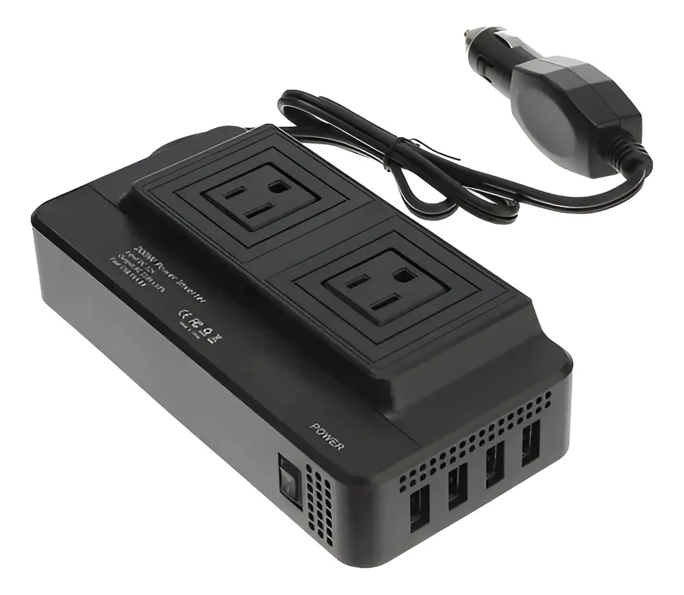 INVERSOR CONVERTIDOR PORTATIL MULTITOMA 200W