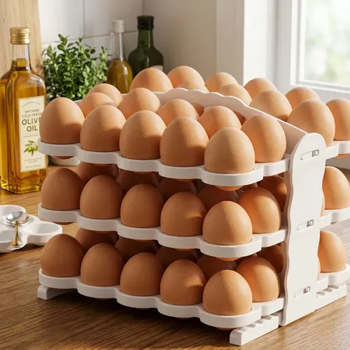 ORGANIZADOR X60 HUEVOS PLEGABLE